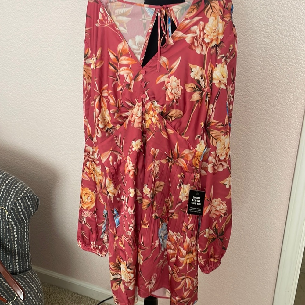 NWT Express floral shorts romper